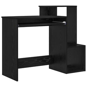 vidaXL Stůl Čern&yacute; dub 106 x 41 x 88.5 cm Kompozitn&iacute; dřevo