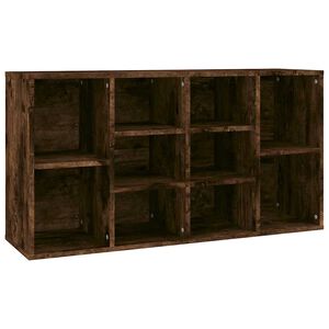 vidaXL Lavice s botn&iacute;kem kouřov&yacute; dub 103x30x55 cm kompozitn&iacute; dřevo