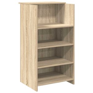 vidaXL Recepčn&iacute; stůl dub sonoma 55x50x103,5 cm, konstrukčn&iacute; dřevo