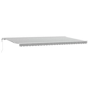 vidaXL Automatick&aacute; zatahovac&iacute; mark&yacute;za antracitov&aacute; a b&iacute;l&aacute; 600 x 300 cm