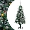 vidaXL Uměl&yacute; v&aacute;nočn&iacute; stromeček Zelen&aacute; 150 cm PVC, ocel a plast