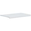 vidaXL Parapet okna B&iacute;l&yacute; 100 x 50 x 4,5 cm PVC