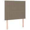 vidaXL Box spring postel s matrac&iacute; taupe 80x200 cm textil