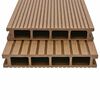 vidaXL Terasov&aacute; deska 4 pcs Teak Dřevoplast