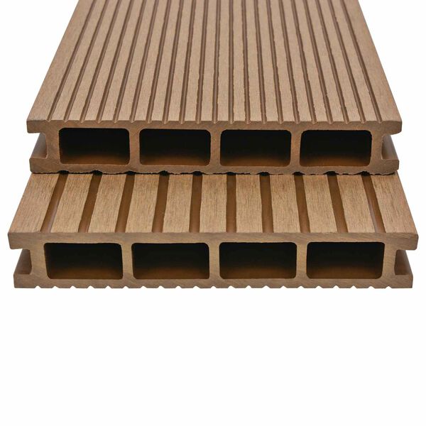 vidaXL Terasov&aacute; deska 4 pcs Teak Dřevoplast