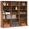 vidaXL Skř&iacute;ňka na CD old wood 100 x 23 x 89,5 cm kompozitn&iacute; dřevo