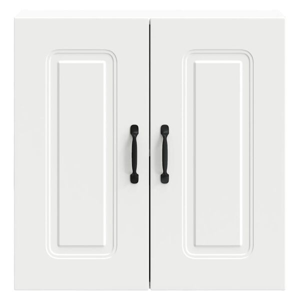 vidaXL Kuchyňsk&aacute; n&aacute;stěnn&aacute; skř&iacute;ňka "Kalmar" b&iacute;l&yacute; kompozitn&iacute; dřevo