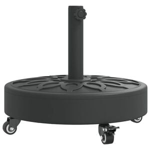 vidaXL Stojan na slunečn&iacute;k s kolečky pro tyč &Oslash; 38/48 mm 27 kg kruhov&yacute;