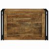 vidaXL &Uacute;ložn&aacute; krabice Hněd&aacute; a čern&aacute; 80 x 50 x 50 cm Hrub&eacute; mango dřevo