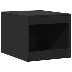 vidaXL Skř&iacute;ňka na kočič&iacute; z&aacute;chod čern&aacute; 47 x 59 x 42 cm kompozitn&iacute; dřevo