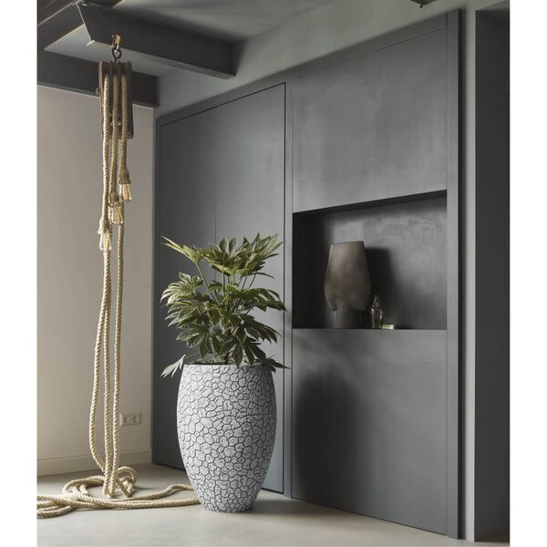 Capi Květináč Clay Elegant Deluxe 50 x 72 cm slonovinový