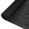 vidaXL St&iacute;n&iacute;c&iacute; tkanina čern&aacute; 3,6 x 25 m HDPE 150 g/m&sup2;