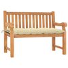 vidaXL Zahradn&iacute; lavice s podu&scaron;kou 120 cm masivn&iacute; teak