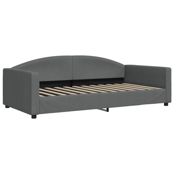 vidaXL V&aacute;lenda s přist&yacute;lkou a matracemi tmavě &scaron;ed&aacute; 100 x 200 cm textil