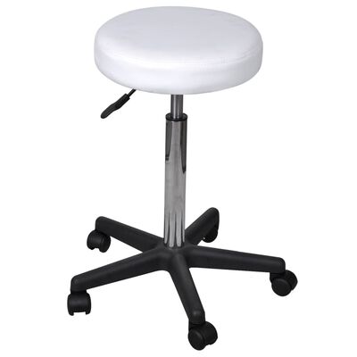 vidaXL Kancelářská stolička bílá