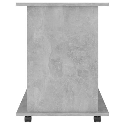 vidaXL Skříňka na kolečkách betonově šedá 60 x 45 x 60 cm dřevotříska