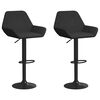 vidaXL Barov&eacute; židle 2 ks čern&eacute; samet