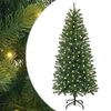vidaXL Uměl&yacute; v&aacute;nočn&iacute; stromeček Zelen&aacute; 120 cm PE a PVC
