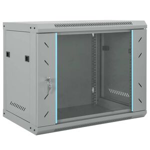 vidaXL S&iacute;ťov&yacute; kabinet s &uacute;loži&scaron;těm &Scaron;ed&aacute; 60 x 45 x 50 cm Ocel