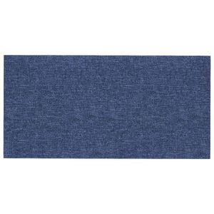 vidaXL N&aacute;stěnn&yacute; čeln&iacute;k 12 ks 30 x 15 cm Modr&aacute; textil
