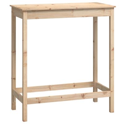 vidaXL Barový stolek 100 x 50 x 110 cm masivní borové dřevo