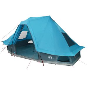 vidaXL Rodinn&yacute; tipi stan Tipi se střechou Modr&aacute; 466 x 310 x 240 cm