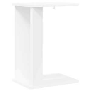 vidaXL Odkl&aacute;dac&iacute; stolek B&iacute;l&aacute; 35 x 25 x 50 cm Kompozitn&iacute; dřevo