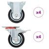 vidaXL 8 ks pojezdov&aacute; kolečka 75 mm