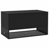 vidaXL Box na venkovn&iacute; pol&scaron;t&aacute;ř čern&yacute; 100x55x55,5 cm Poly ratan