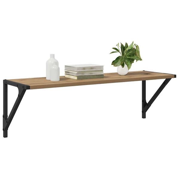 vidaXL N&aacute;stěnn&eacute; poličky 2 pcs Artisanov&yacute; dub 80 x 25 x 25,5 cm