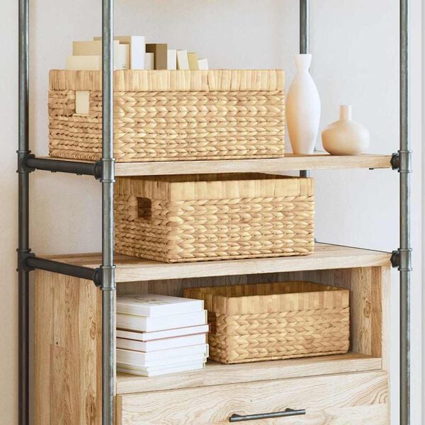 vidaXL &Uacute;ložn&eacute; ko&scaron;e 3 pcs Př&iacute;rodn&iacute; 40 x 30 x 18 cm Vodn&iacute; hyacint