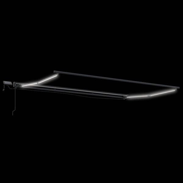 vidaXL Manu&aacute;ln&iacute; r&aacute;m mark&yacute;zy s LED B&iacute;l&yacute; 4 x 2 m