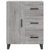 vidaXL Skříň highboard šedá sonoma 69,5 x 34 x 180 cm kompozitní dřevo