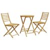 vidaXL 3d&iacute;ln&yacute; bistro set bambus