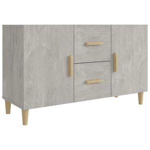 vidaXL Př&iacute;born&iacute;k betonově &scaron;ed&yacute; 100 x 36 x 60 cm kompozitn&iacute; dřevo