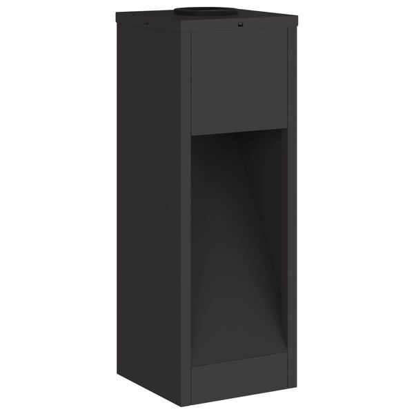 vidaXL Sol&aacute;rn&iacute; LED osvětlen&iacute; cesty 2 pcs Čern&aacute; Studeně v&aacute;lcovan&aacute; ocel