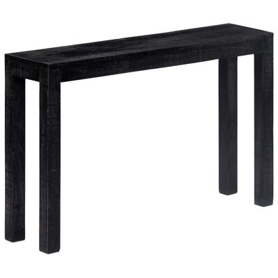 vidaXL Konzolový stolek černý 118 x 30 x 76 cm masivní mangovník