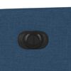 vidaXL Elektrické masážní polohovací křeslo modré textil