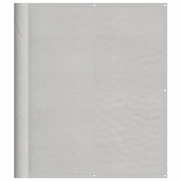 vidaXL Balkonov&aacute; z&aacute;stěna světle &scaron;ed&aacute; 120x600 cm 100% polyester oxford