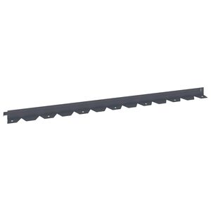 vidaXL Okraj tr&aacute;vn&iacute;ku 10 ks 102 x 4 x 4 cm Ocel Antracitov&aacute;