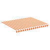 vidaXL N&aacute;hradn&iacute; plachta na mark&yacute;zu žlut&aacute; a oranžov&aacute; 300 x 250 cm polyesterov&aacute;