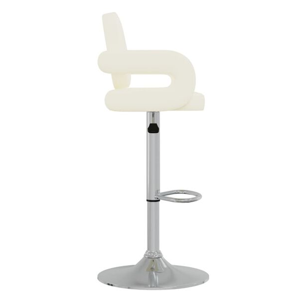 vidaXL Barov&aacute; židle kr&eacute;mov&aacute; uměl&aacute; kůže