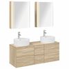 vidaXL Sada koupelnov&eacute;ho n&aacute;bytku 5 pcs Dub sonoma