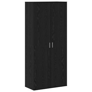 vidaXL Vysok&yacute; bufet 80 x 39 x 178 cm Kompozitn&iacute; dřevo Čern&yacute; dub