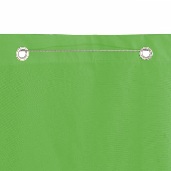 vidaXL Balkonov&aacute; z&aacute;stěna světle zelen&aacute; 100 x 240 cm oxfordsk&aacute; l&aacute;tka
