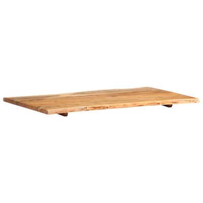 vidaXL Stolní deska masivní akáciové dřevo 100 x (50–60) x 2,5 cm