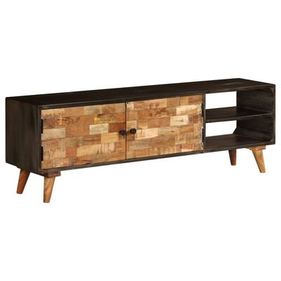vidaXL TV stolek z masivního mangovníkového dřeva 140 x 30 x 45 cm