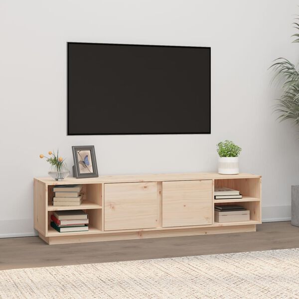 vidaXL TV skř&iacute;ňka 156 x 40 x 40 cm masivn&iacute; borov&eacute; dřevo