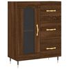 vidaXL Skř&iacute;ň highboard hněd&yacute; dub 69,5 x 34 x 180 cm kompozitn&iacute; dřevo