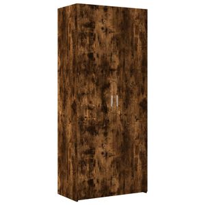 vidaXL Skř&iacute;ň highboard kouřov&yacute; dub 80 x 42,5 x 185 cm kompozitn&iacute; dřevo